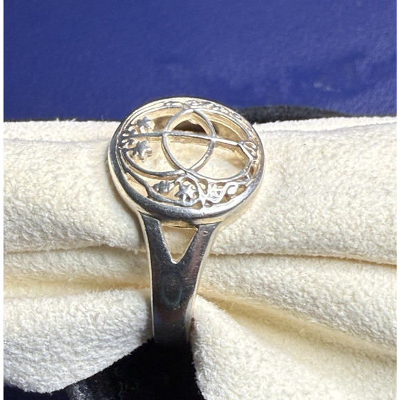 Vintage Peter Stone Sterling Silver Celtic Chalice Ring PSCL Sz 11.25 PSCL 925 - Picture 15 of 16